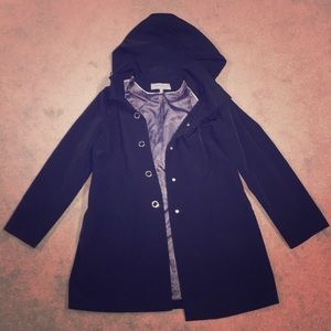 Anne Klein Hooded Raincoat